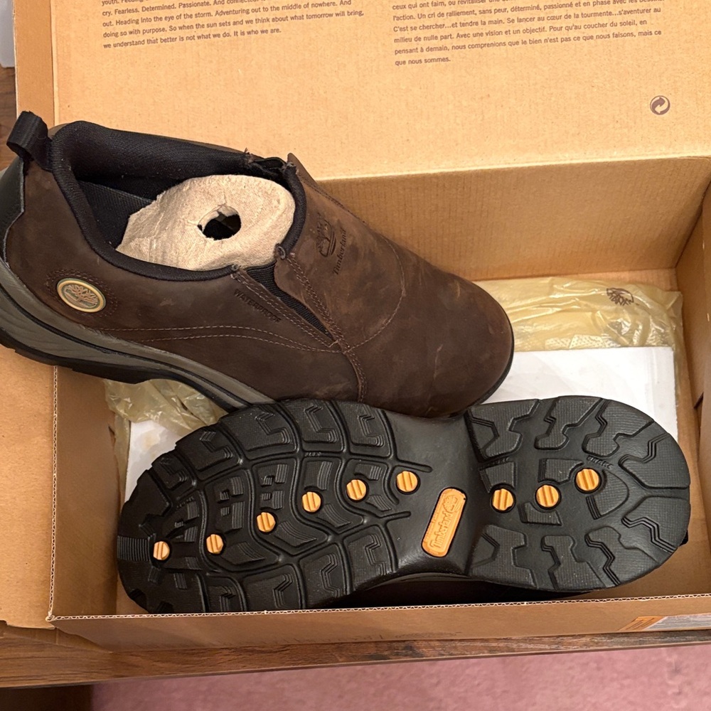 Timberland Men's Dark Brown Slip-On Boots - Picture 4 of 4